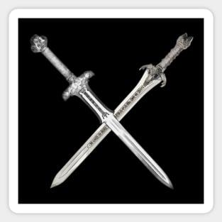 Conan Crossed Swords Sticker